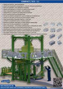 Compact Eco : Machine Pavé Parpaing Brique Hourdis