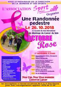 Une randonnée pédestre ouverte à toutes les femmes .