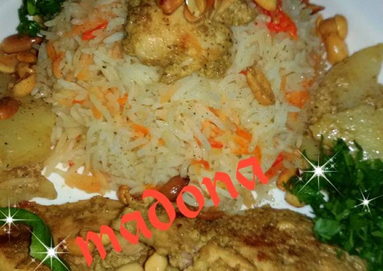 ارز بالزعفران.. بشيش الدجاج