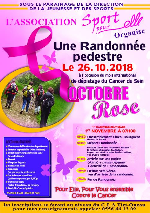 Une randonnée pédestre ouverte à toutes les femmes .