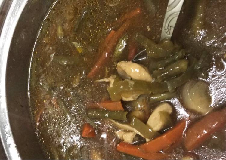 دجاج صيني بالصويا صوص