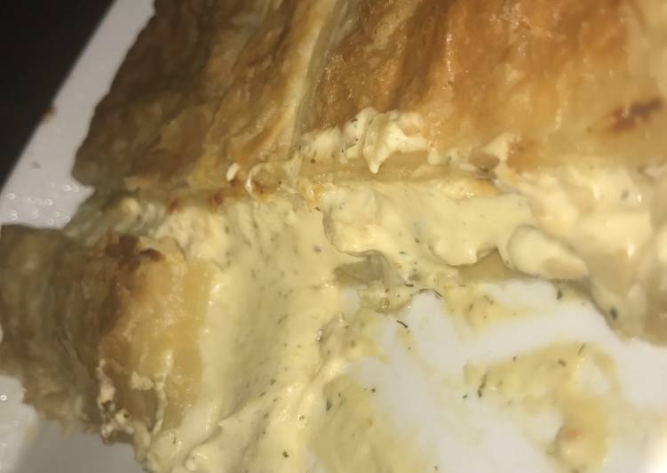 صينية الدجاج بالبف بستري