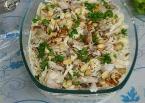 فتة الدجاج من سوريه