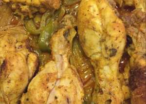 صينية افخاذ الدجاج المشوية