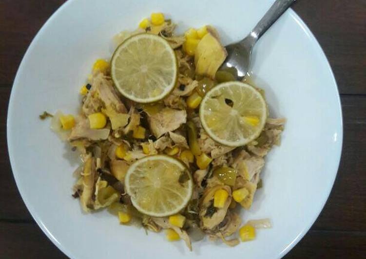 دجاج بالذره و الليمون