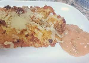 دجاج البارميزان مع الصوص