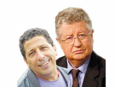 Deux Constantinois de retour sur le Rocher                                    Georges Morin et l'humoriste Smaïn