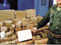 Saisie de 2 quintaux de kif à Tlemcen