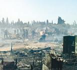 النيران تلتهم 100 بيت قصديري في مستغانم                                    نكبة في حي التيفيس بوادي الحدائق ومسيرات غضب تطالب بالترحيل