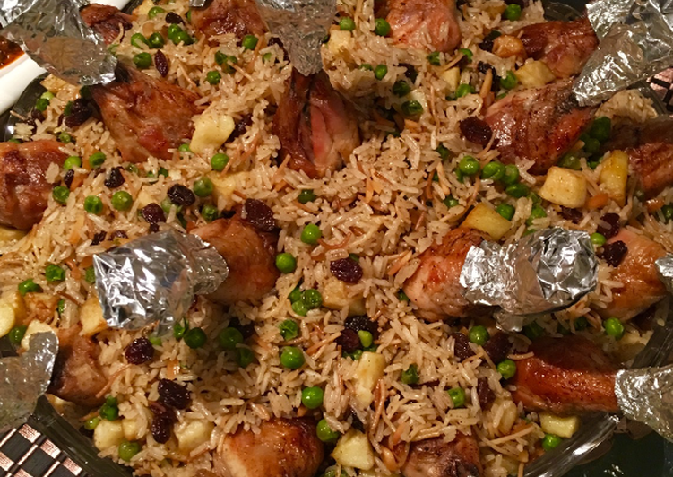 برياني مع الدجاج