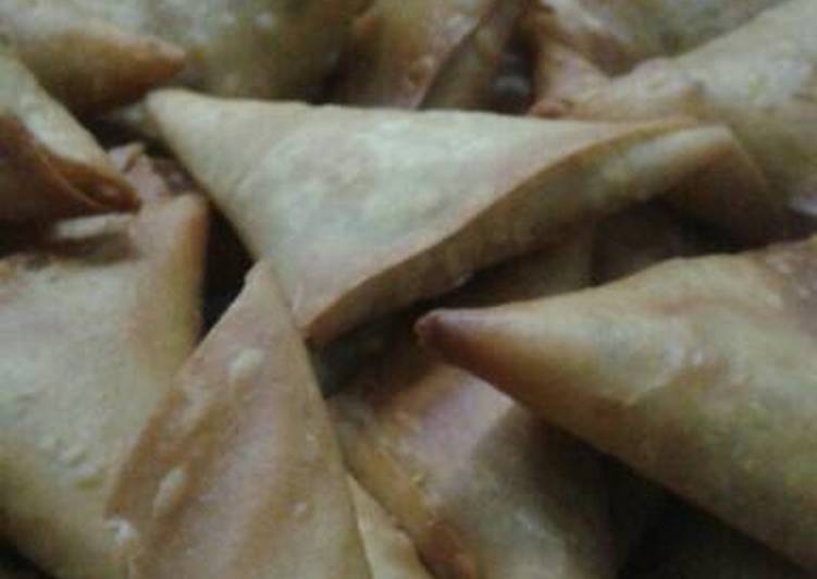 سمبوسة دجاج تحضرها أمي