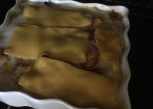 مكرونة بالدجاج والبشاميل