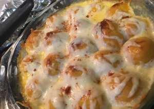 صينية البطاطة مع دجاج