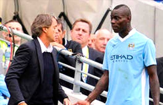 Man City : Mancini : «Je ne fais pas confiance à Balotelli»