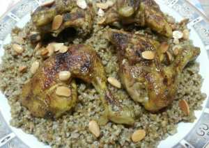 فريكة مفلفلة مع الدجاج