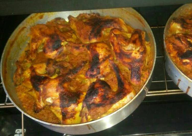 دجاج مشوي في الفرن