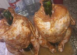 دجاج مشوي بالقنينه