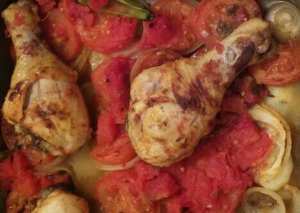 صينيه أفخاذ دجاج بالفرن