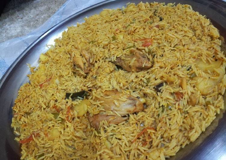 رز بالدجاج والخضار