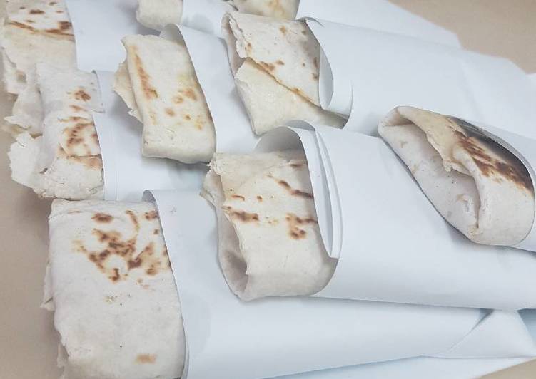 شاورما دجاج على الصاج