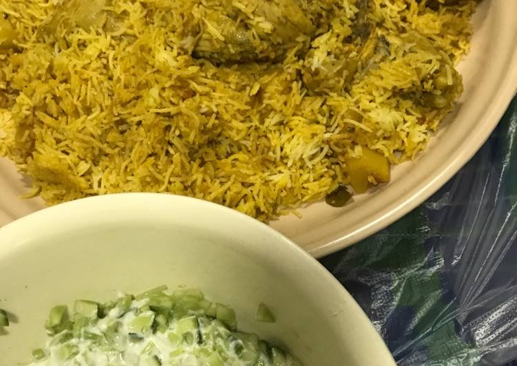 برياني دجاج لذيذ