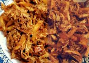 خلطه الدجاج والبطاطا المشوي