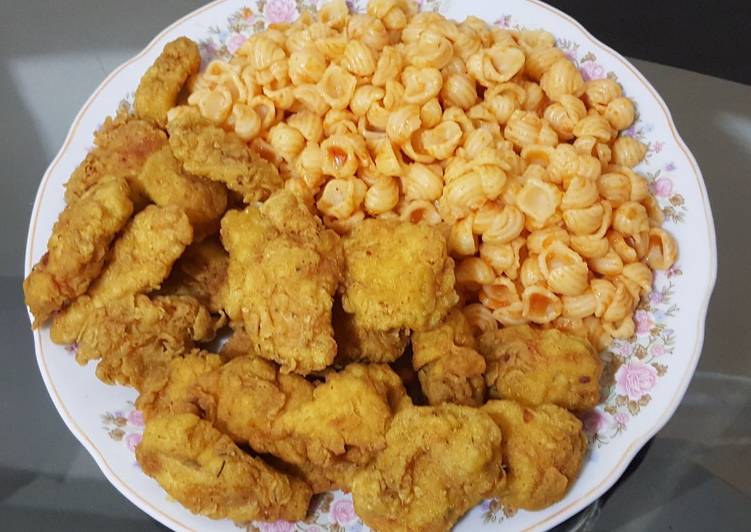 بوب كورن الدجاج 🍗🍟