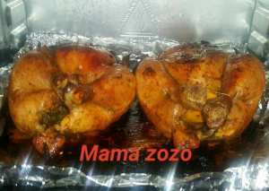 دجاج مشوي بالفرن