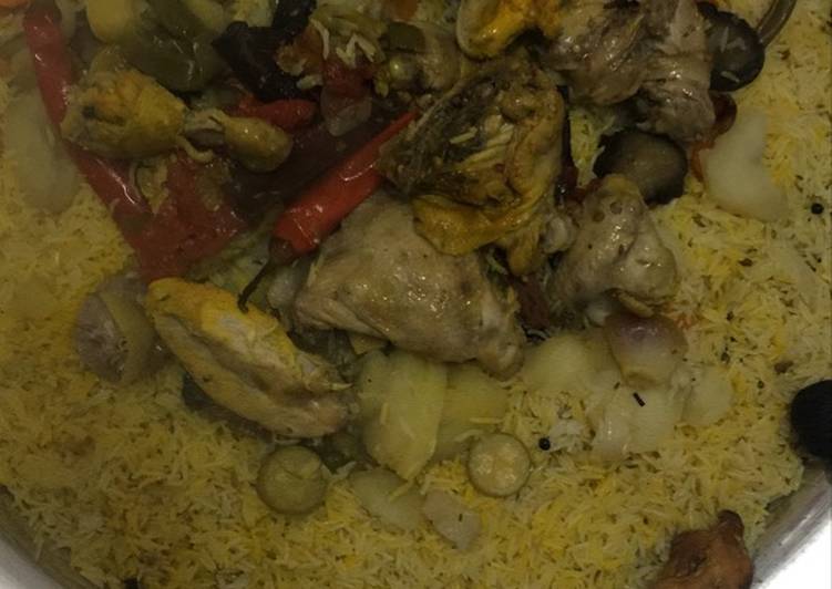 طبخ (الخضار، الرز، الدجاج) بالبخار