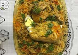 برياني بَاللبن والدجاج