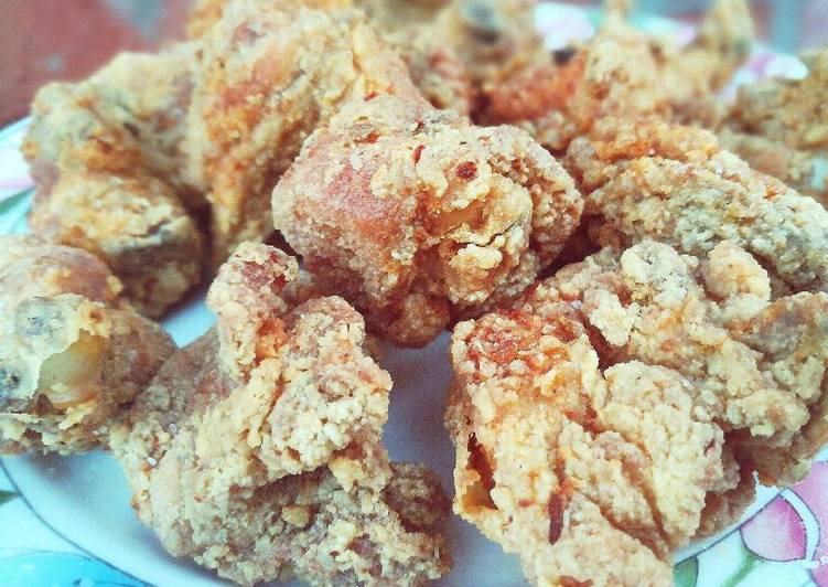 دجاج بروستد مقلى و مقرمش🍗🍟