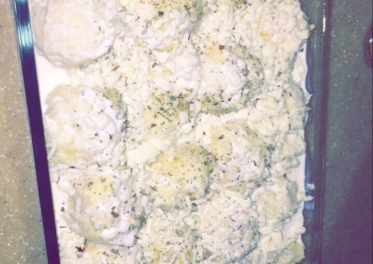 صينية الدجاج بكرات البطاطس بطريقتي