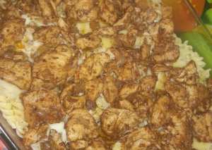 معكرونة الدجاج بالباشميل