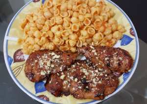 استيك الدجاج بصوص الصويا صوص 🍗🍗