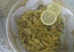 دجاج مع بطاطس