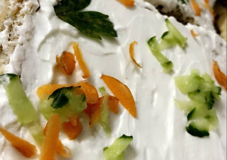 الكيكه المالحه (توست الدجاج)