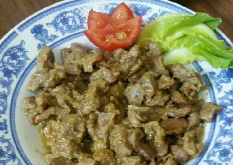 قوانص الدجاج بطريقة لذيذة