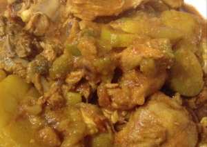 يخنه دجاج بالخضار