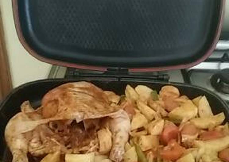 دجاج مشوي على الماجيك