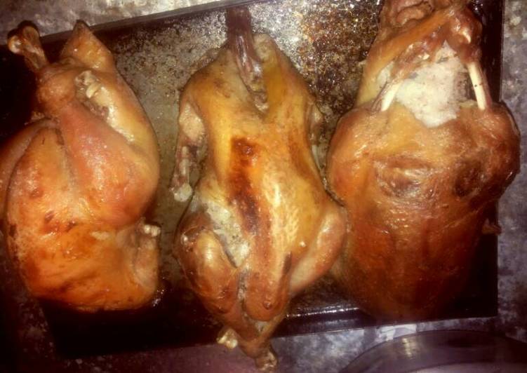 فراخ محمره فی الفرن