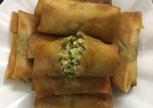 رول بالدجاج