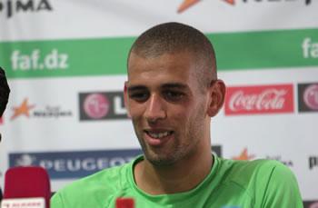 «J'espère être présent en Afrique du Sud»                                    SLIMANI (EQUIPE NATIONALE)