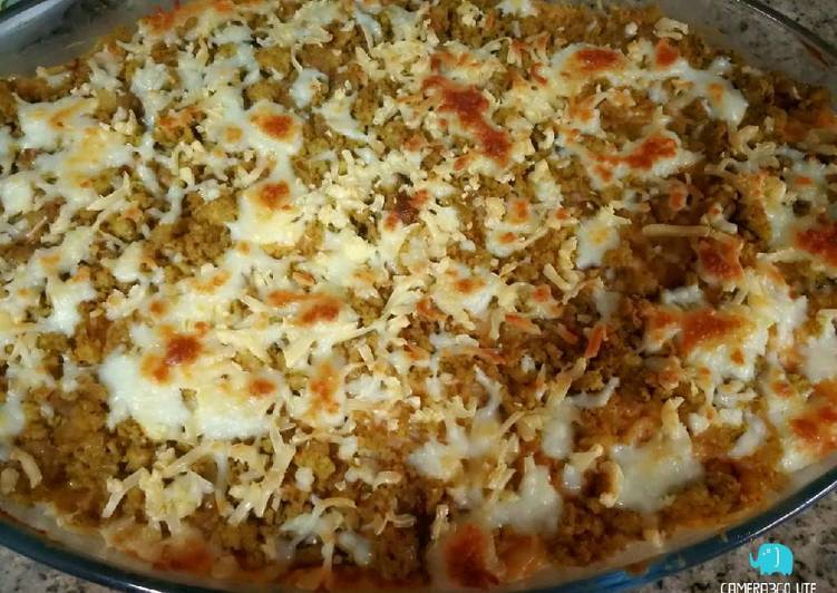 اسباجتي دجاج بالجبن