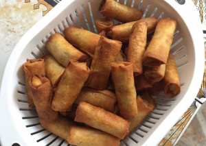 سبرينج رول بالدياي والبطاط والجزر😋👌