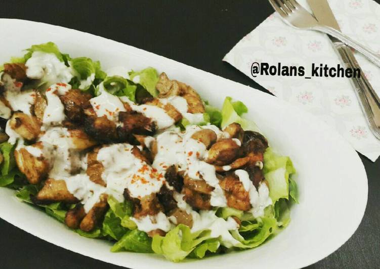 سلطه مكعبات الدجاج