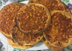 لحم بعجين بالدجاج