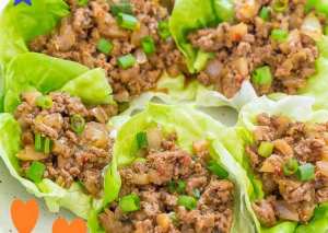 لفائف الخس والدجاج الصينية