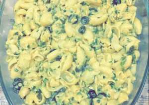 معكرونة بالدجاج