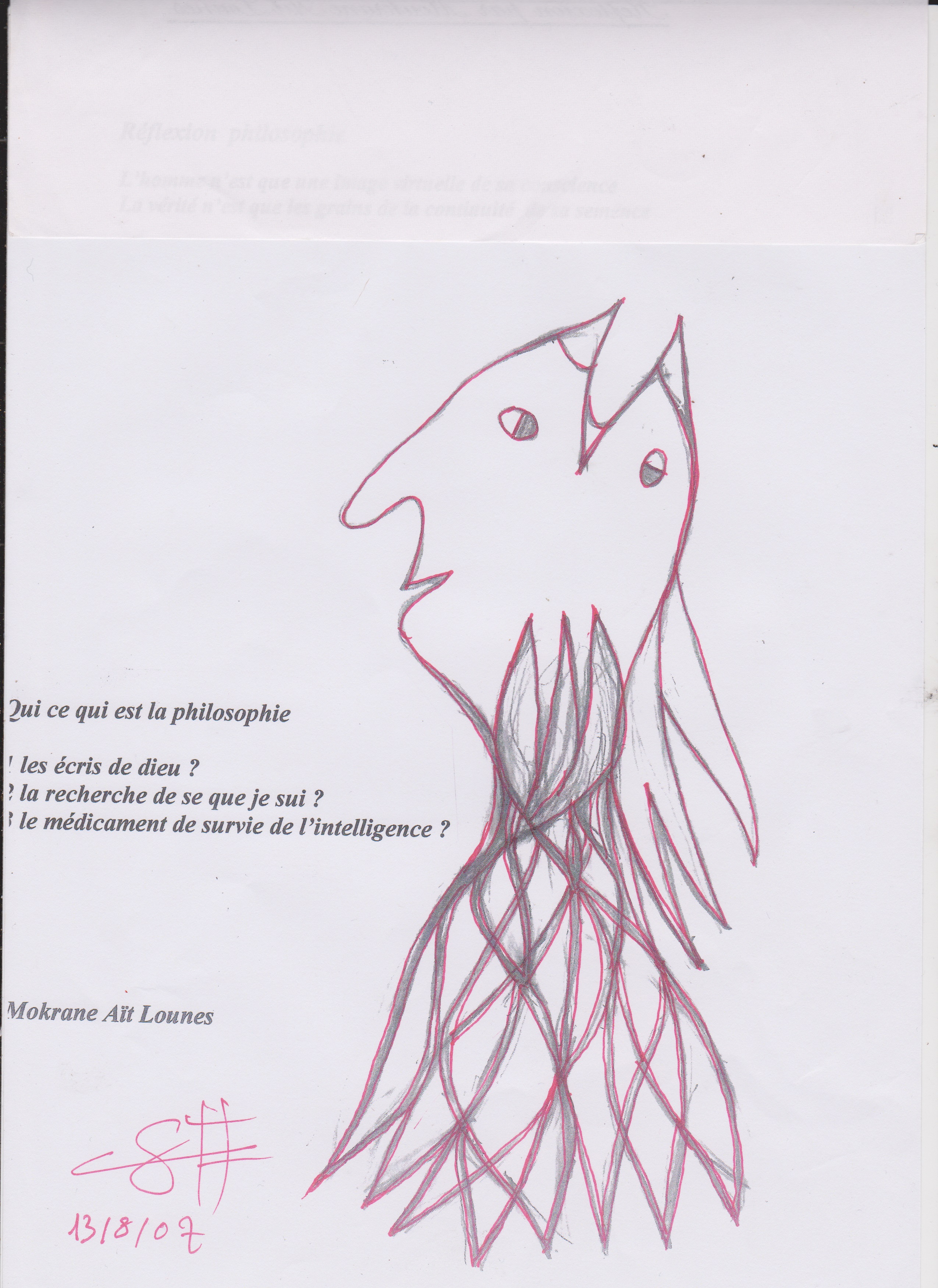 l’esprit est bien le fardeau de l’âme,