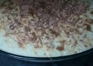 مكرونه بالبشميل بحشوة الدجاج